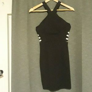 NBW Speechless black cocktail dress.